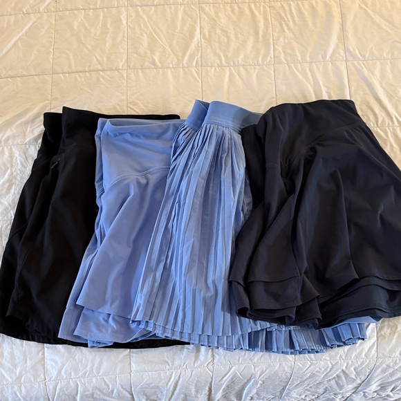 Tennis skirts bundle xxl one black one navy two periwinkle - Picture 10 of 10